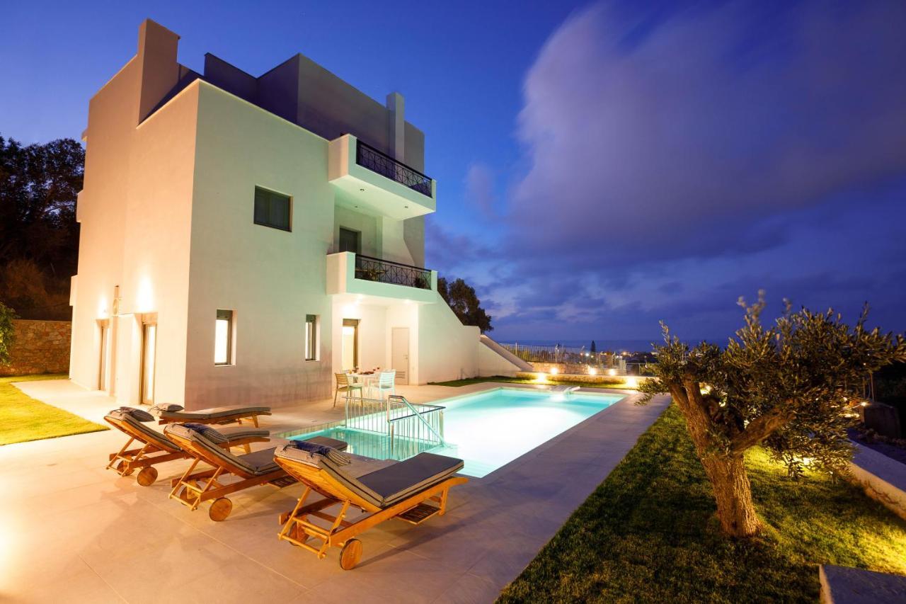 Apartment Tilio - New Apartment With Private Pool 1400M From The Beach Retimno Zewnętrze zdjęcie